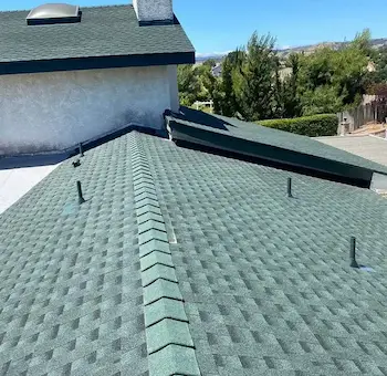 Professional roofing work