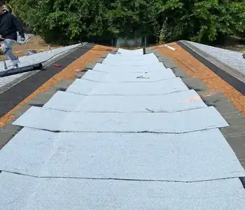 Completed roofing project